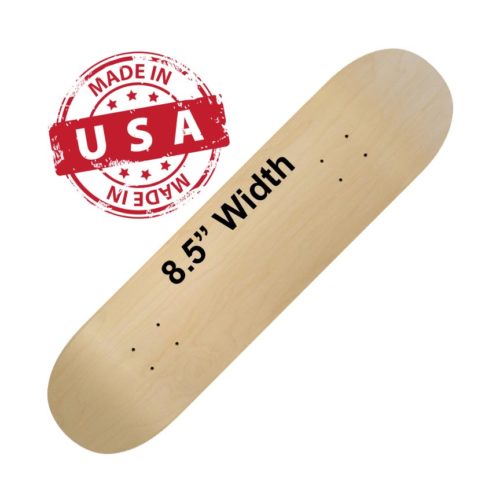8.5 blank skateboard deck